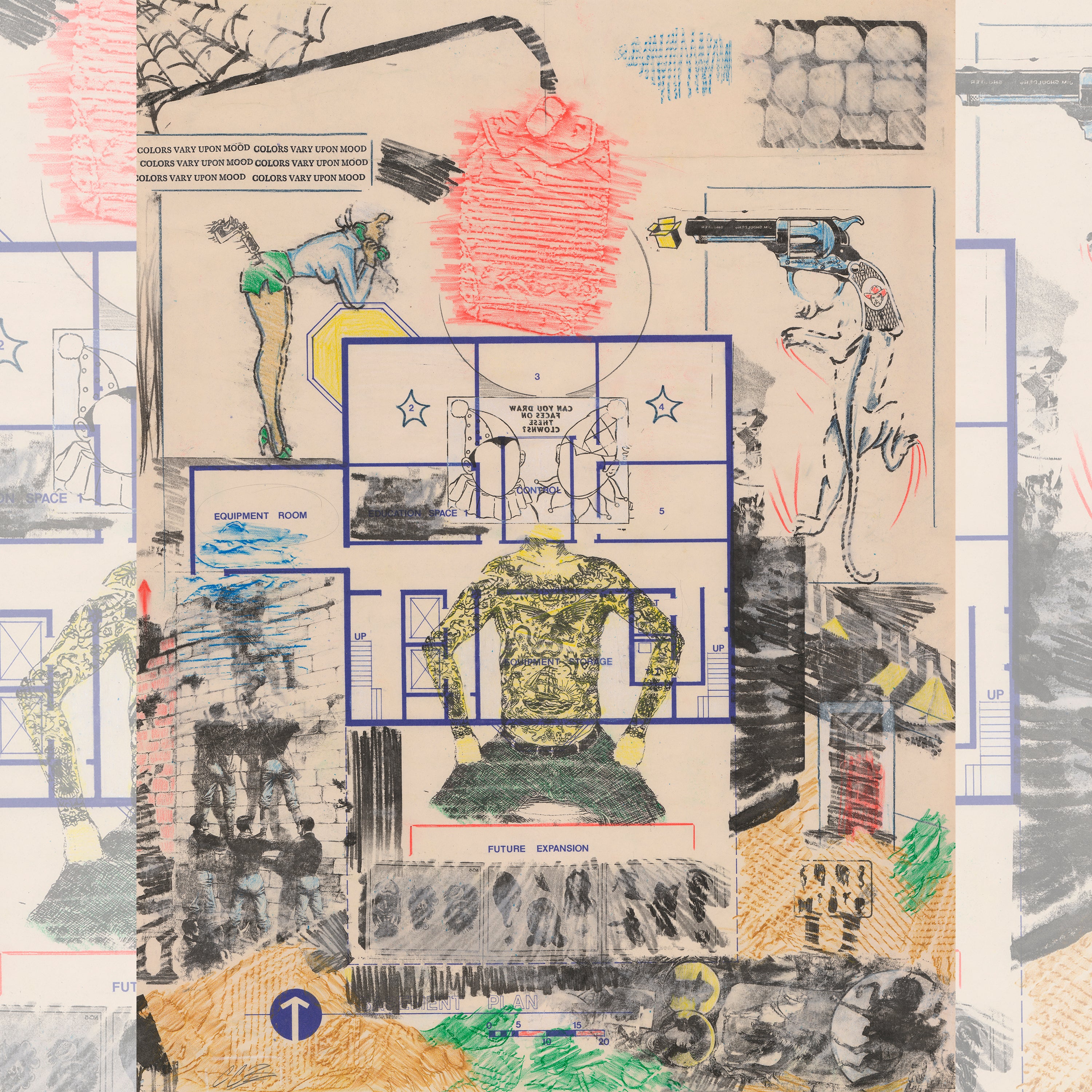 Boxcar – Future Expansions Giclée Print with ambient lighting – limited edition surreal tattoo artwork.