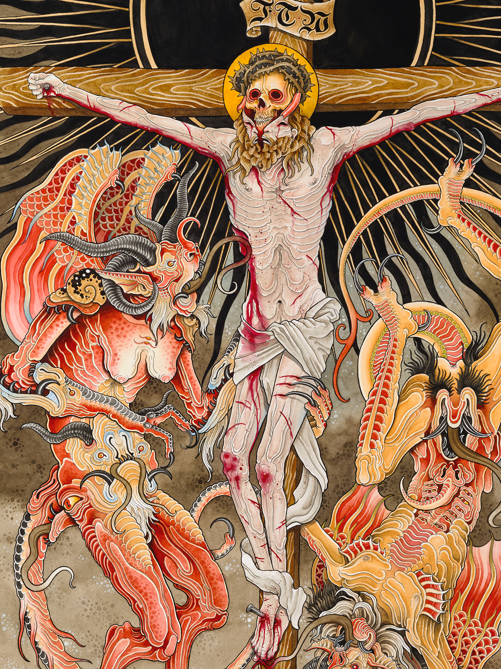 Derek Noble - "Crucifix" (SUPERSIZED)