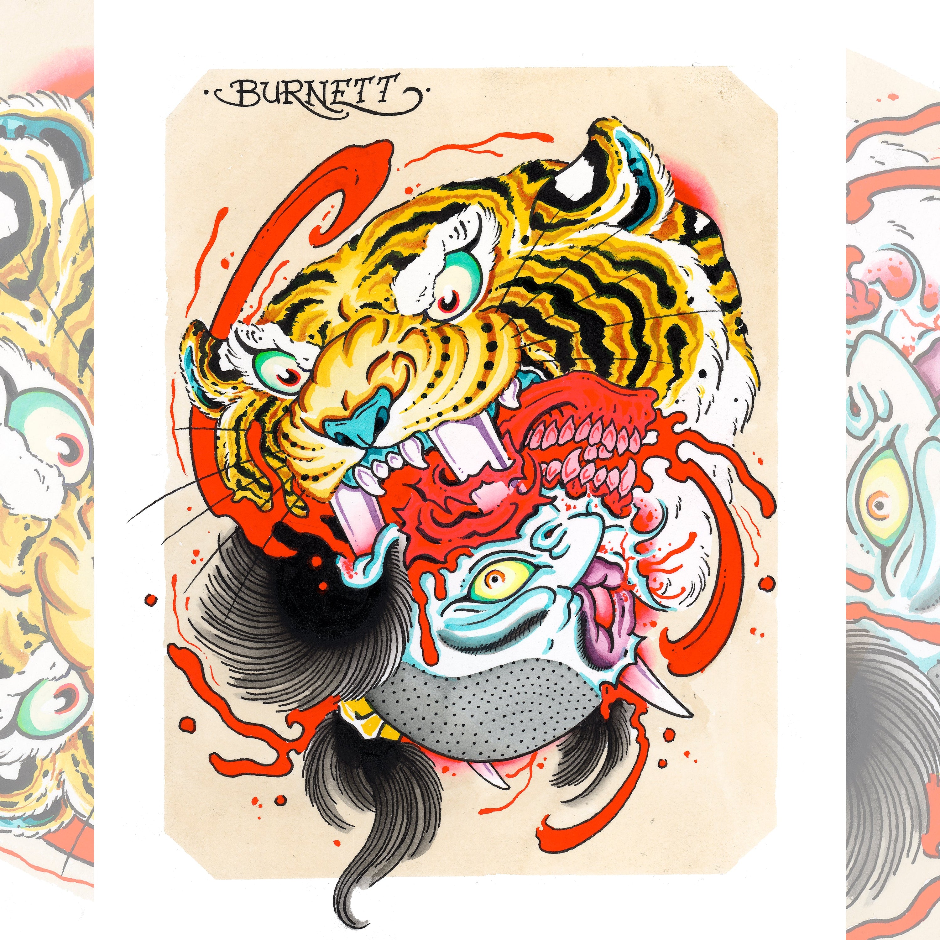 Namakubi Tiger artwork