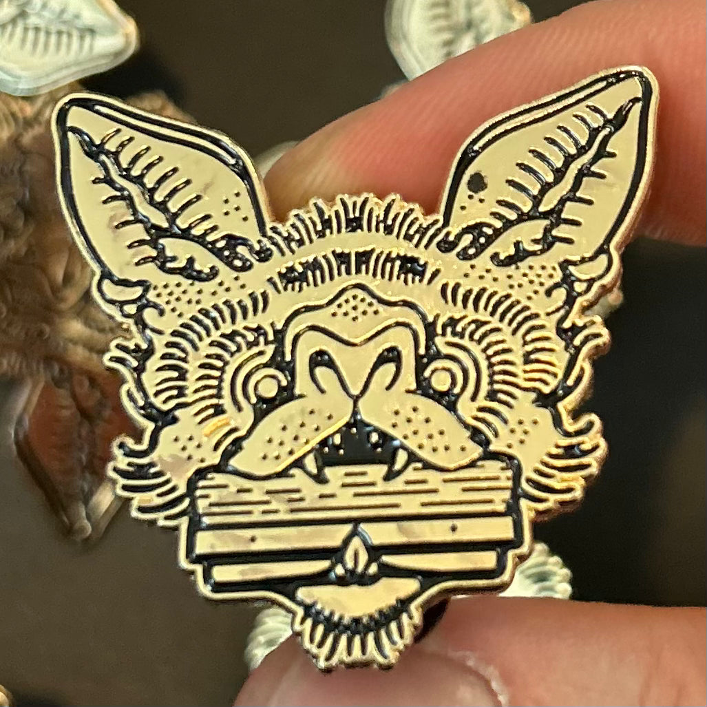 Mindzai Bat Enamel Pin