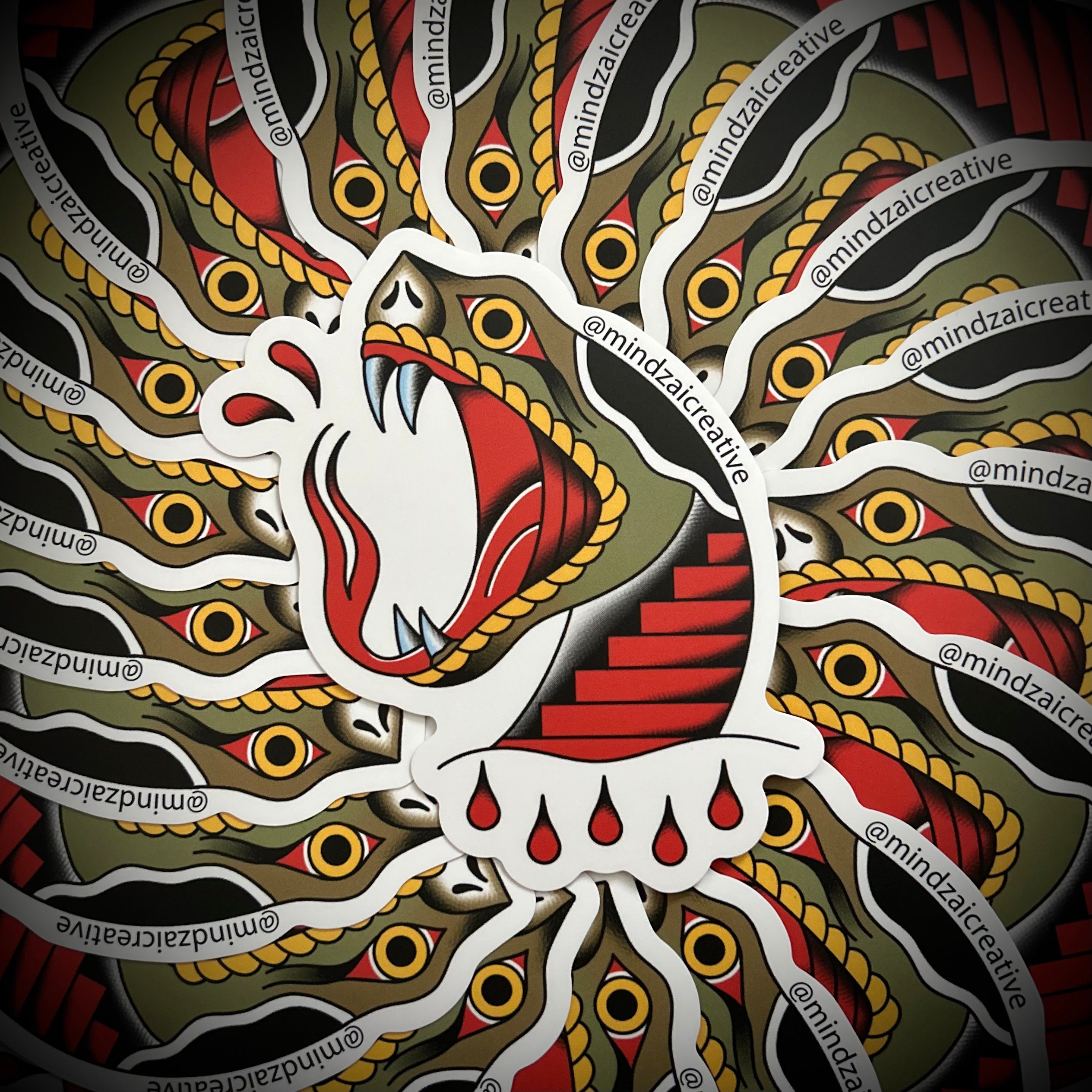 Portal Snake Sticker – Premium Vinyl Decal