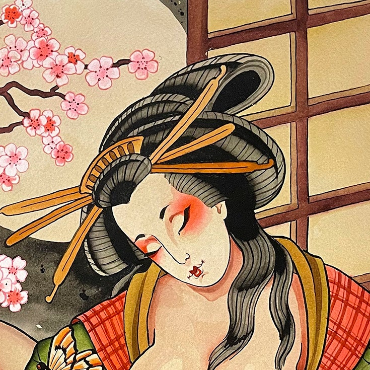 Court Mello - Geisha in the Rose Garden