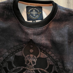 Flat-lay of the Kali Sweatshirt showing full artwork and fabric layout.