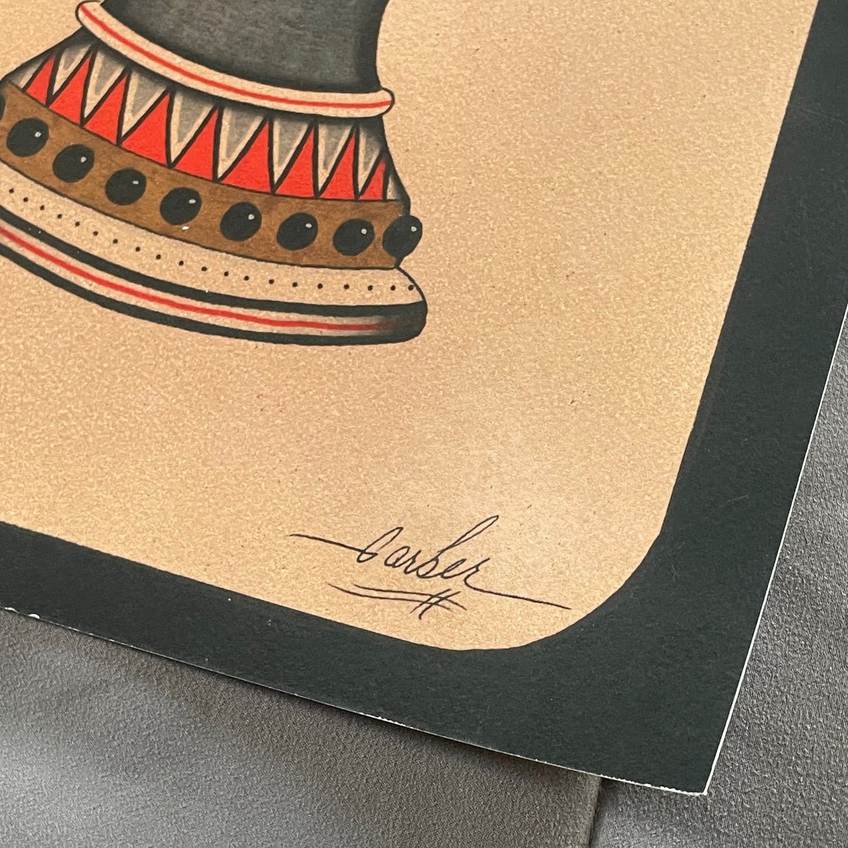 🗨️ Press Proof of Jon Garber - "Dragon Vase"
