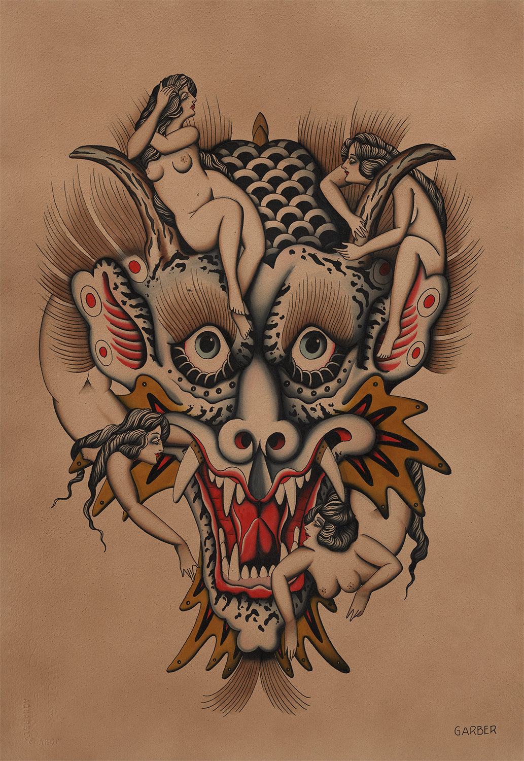 Side view of Panther Pull Pin highlighting double-post closure and rubber back.