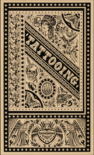 Tattooing Flash art print