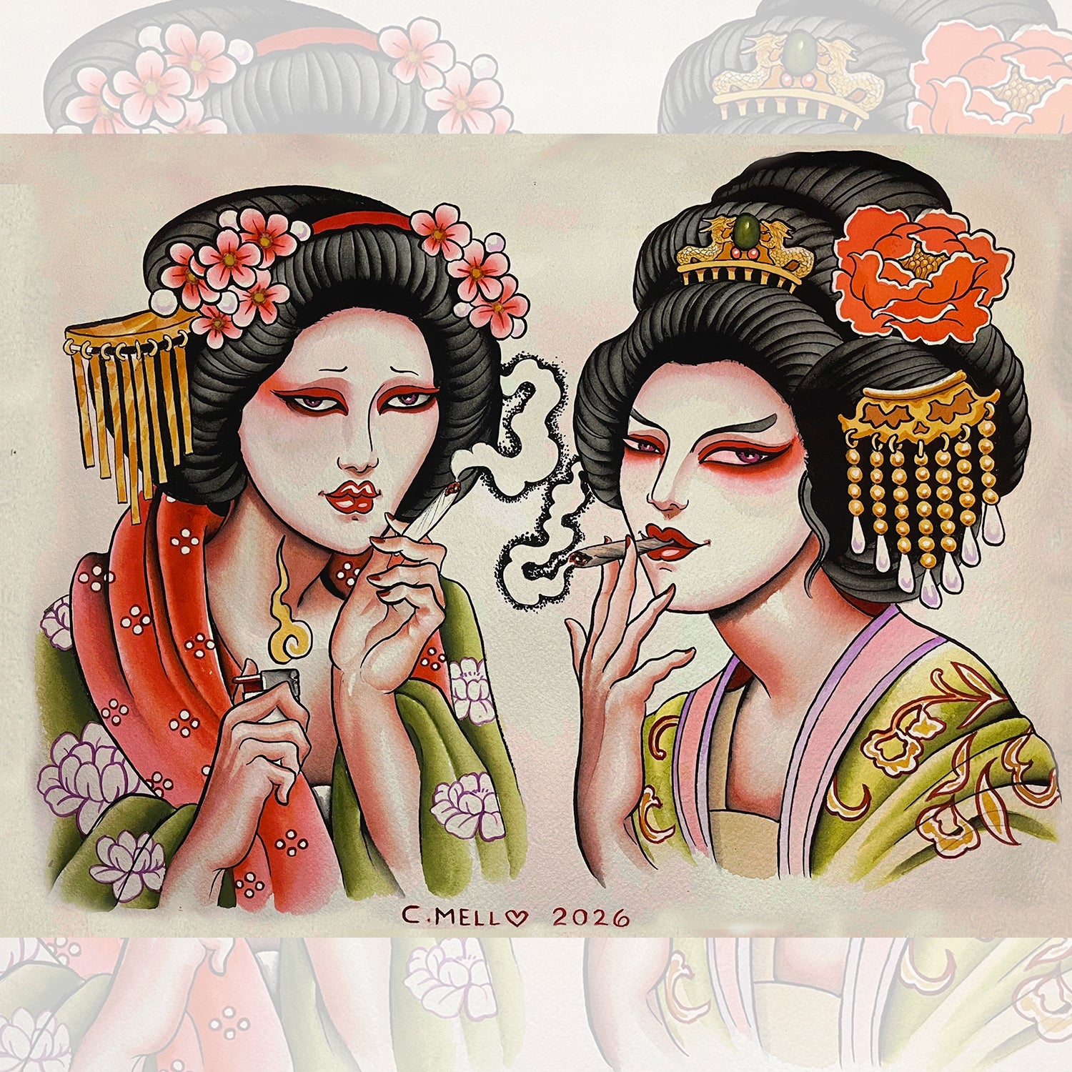 Court Mello - Smokin Geisha