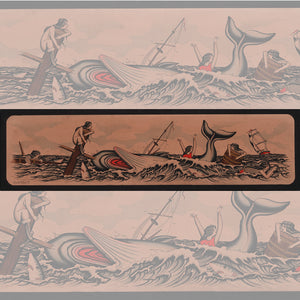 Capsized giclée art print by Jon Garber featuring nautical artwork and ocean-inspired illustration