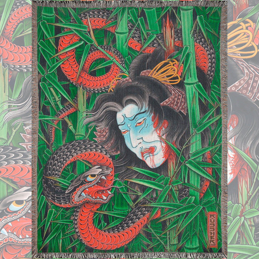 Kaze no Yūsha Blanket – Limited Edition Woven Art Throw – Mindzai