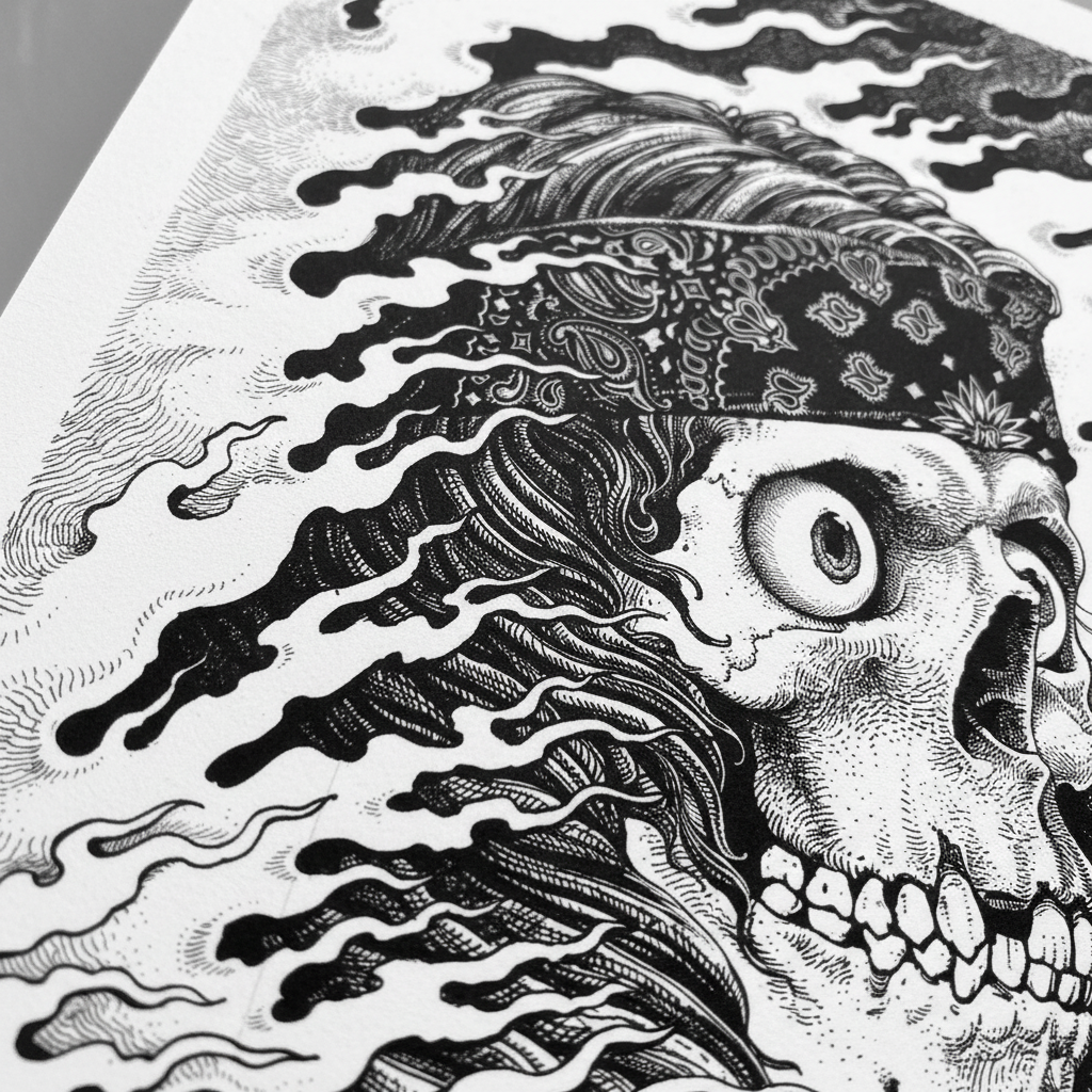 Claudio Scialabba - Teschio Flamme