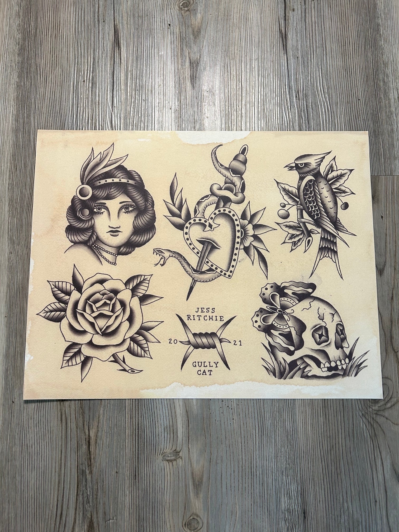 Jess Ritchie - "Flash Sheet #1" - PRESS PROOF