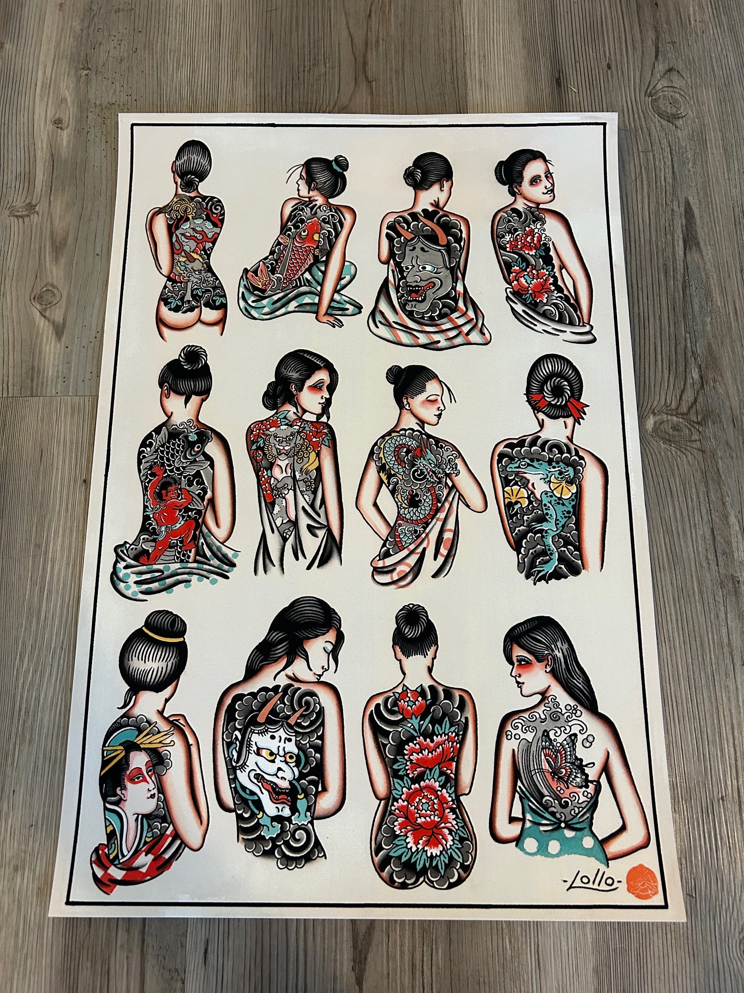 Lollo - Tattooed Girls - PRESS PROOF