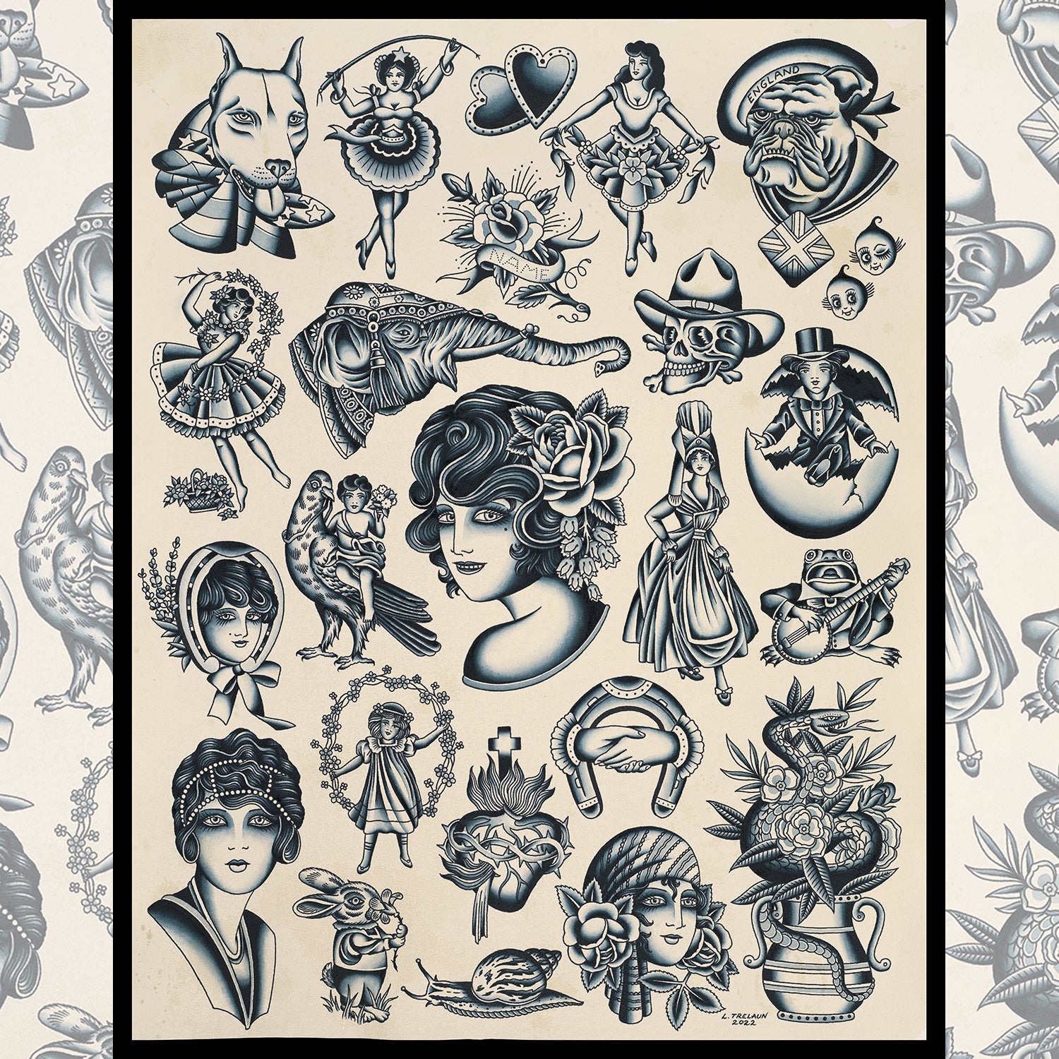 Vintage Flash – Limited Edition Tattoo-Inspired Artwork by Laurent