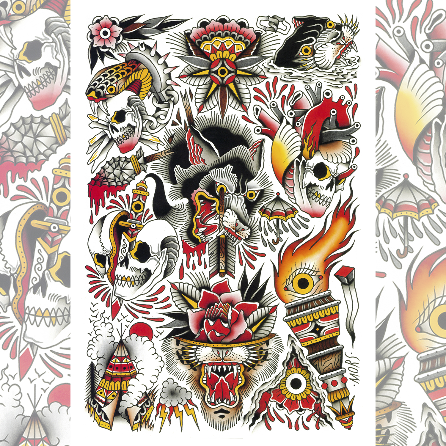 psychedelic tattoo design