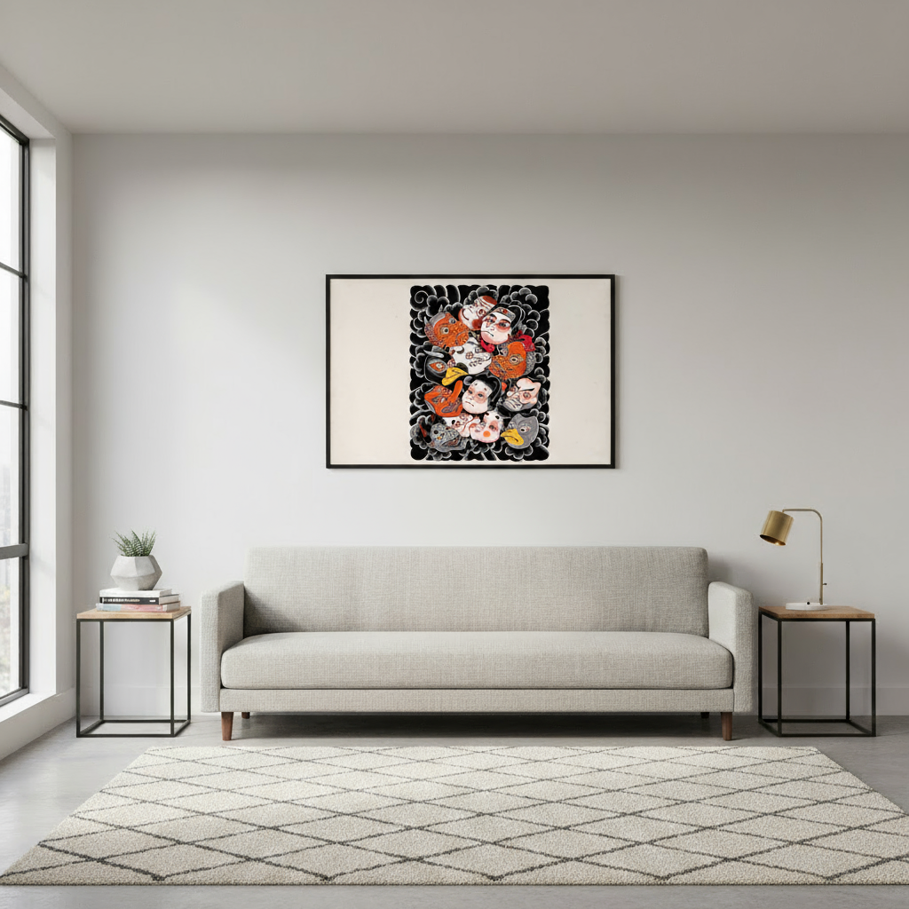 Lorenzo Rossi - "Kabuki Heads"