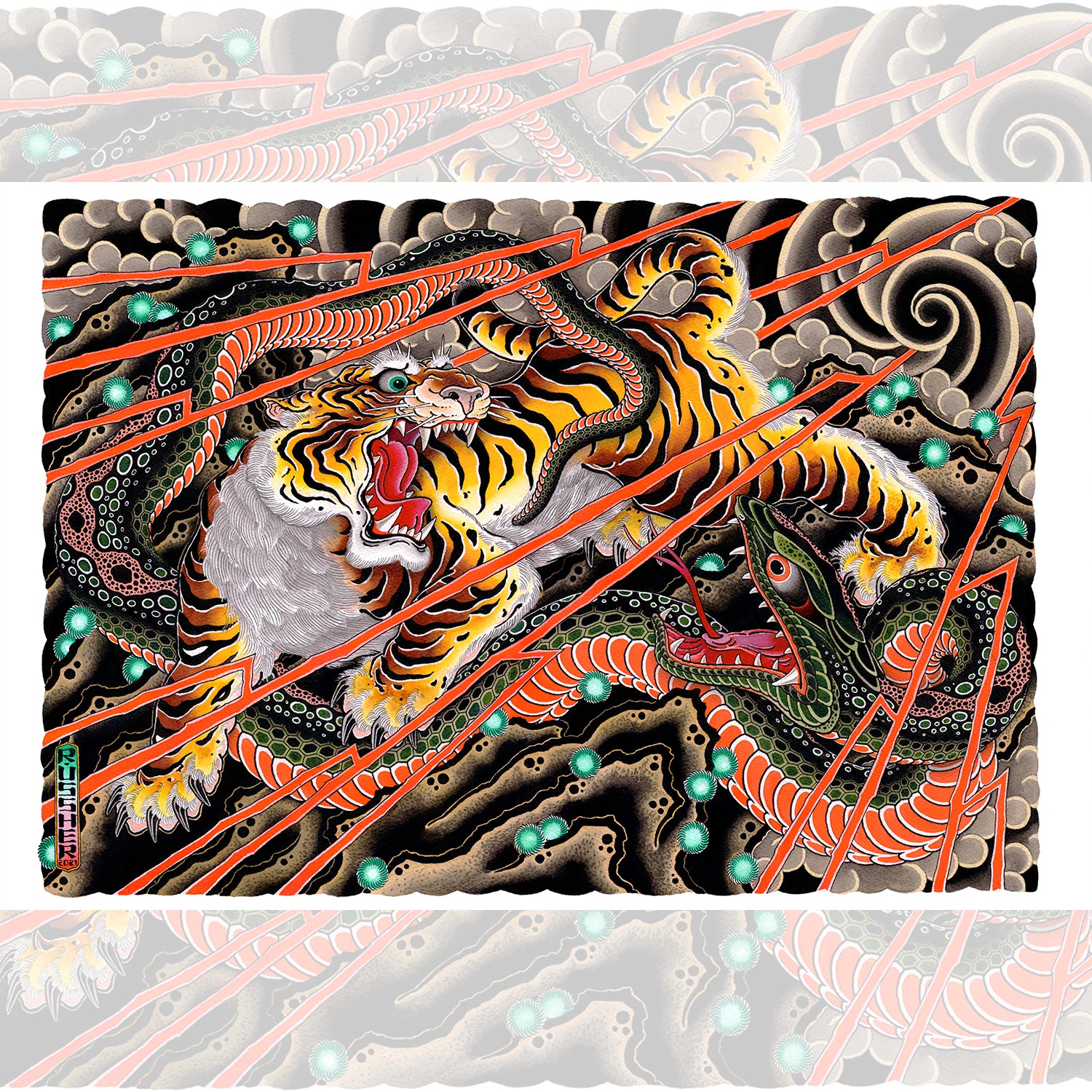 Ryan Ussher - Tiger Vs Snake