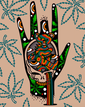 Dead Head print