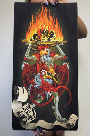 Derek Noble painting