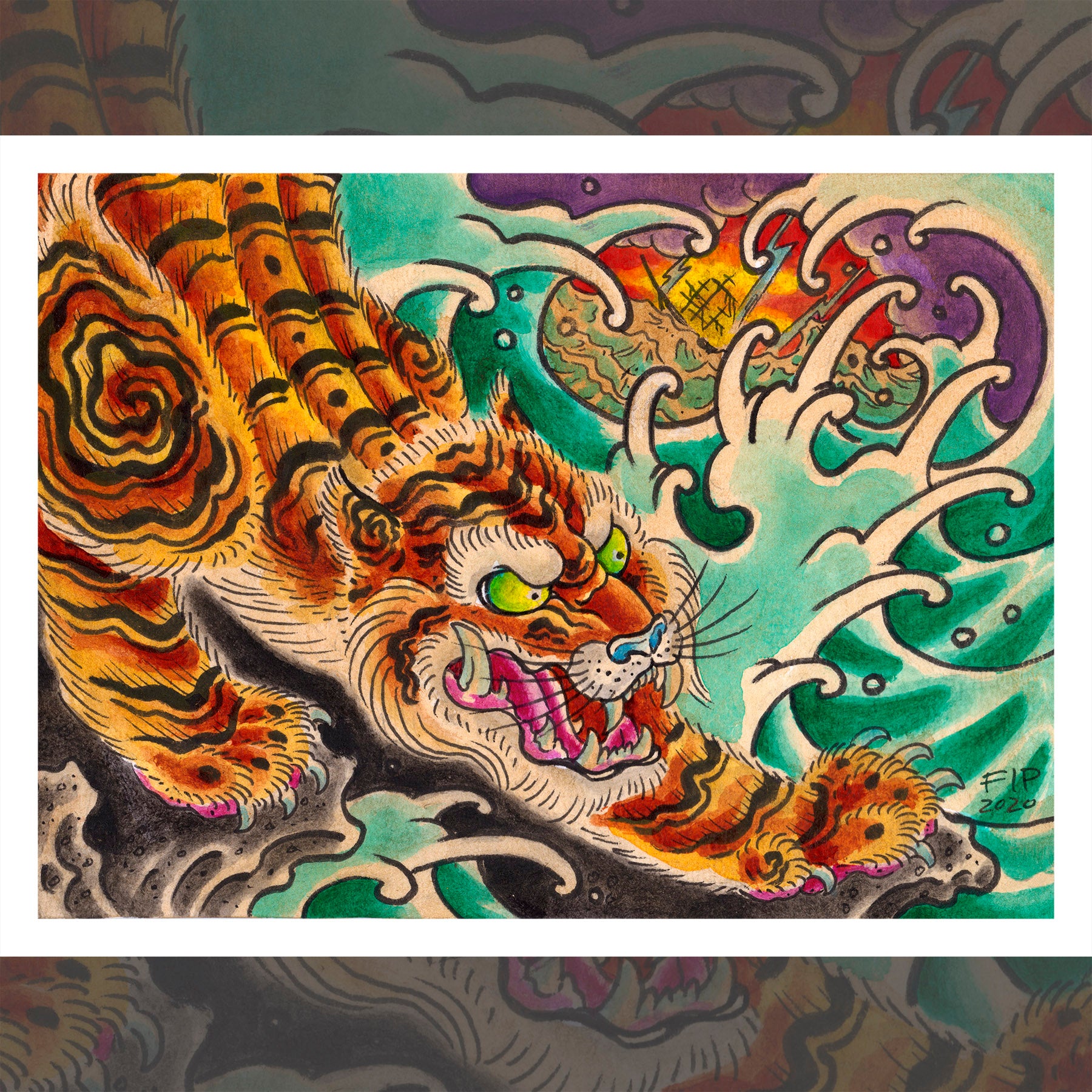 Ship Going Down art print