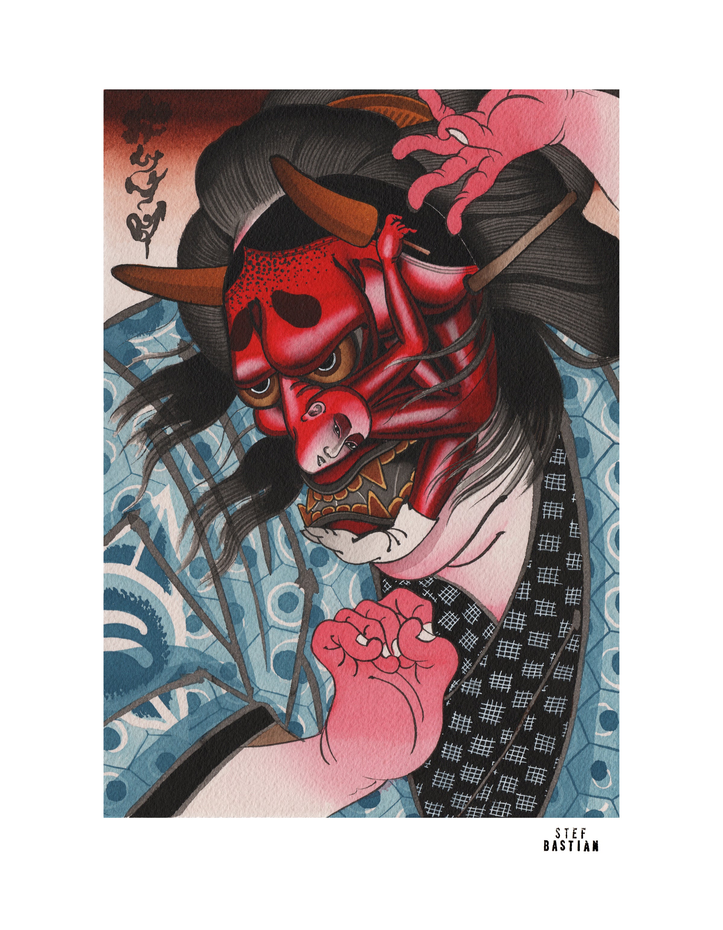 Japanese folklore art