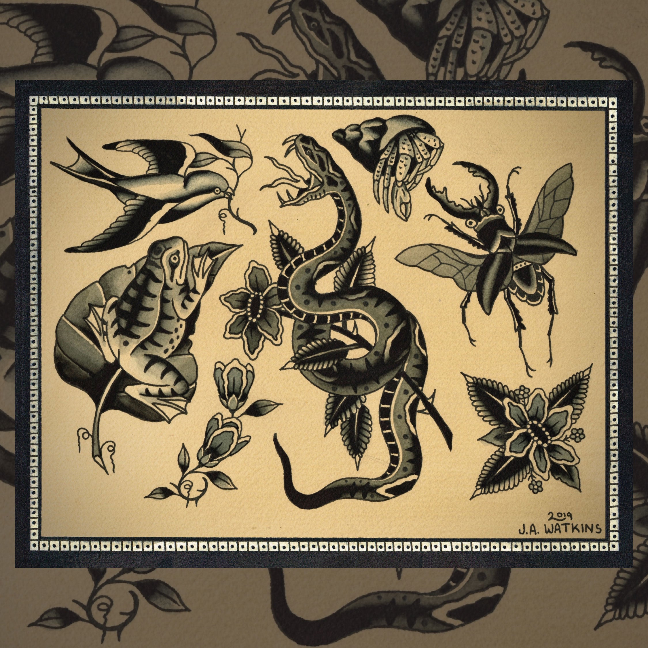 tattooflashbooks.com - Analog Tattoo Arts Kolectiv - Suits