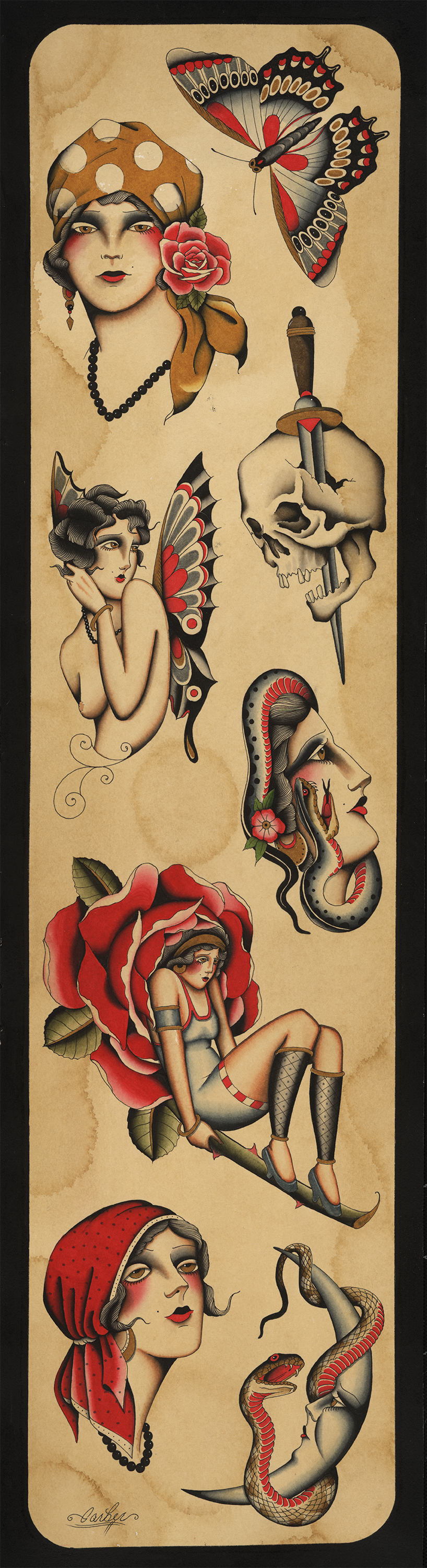 vertical flash sheet art