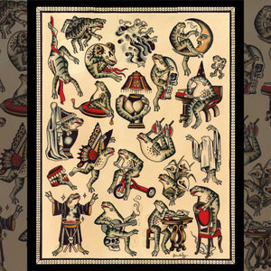 contemporary frog art