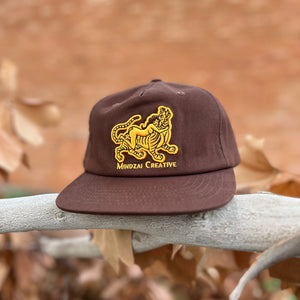 Emil Salmins - Tibetan Tiger Hat Dark Red Brown