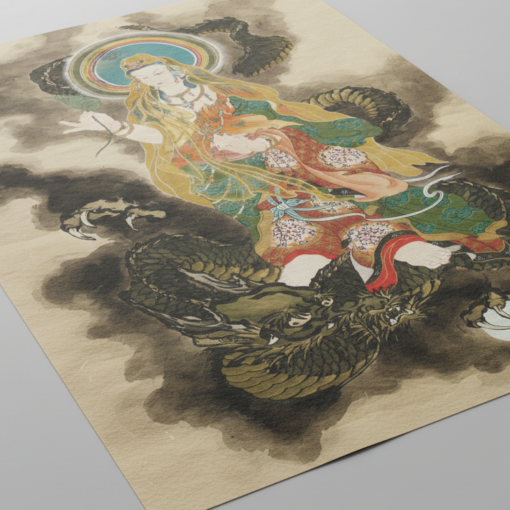 Kannon – Japanese Bodhisattva Artwork – Mindzai Apparel Kannon – Japanese Bodhisattva Artwork – Mindzai Apparel