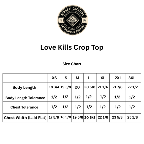 Love Kills Crop Top