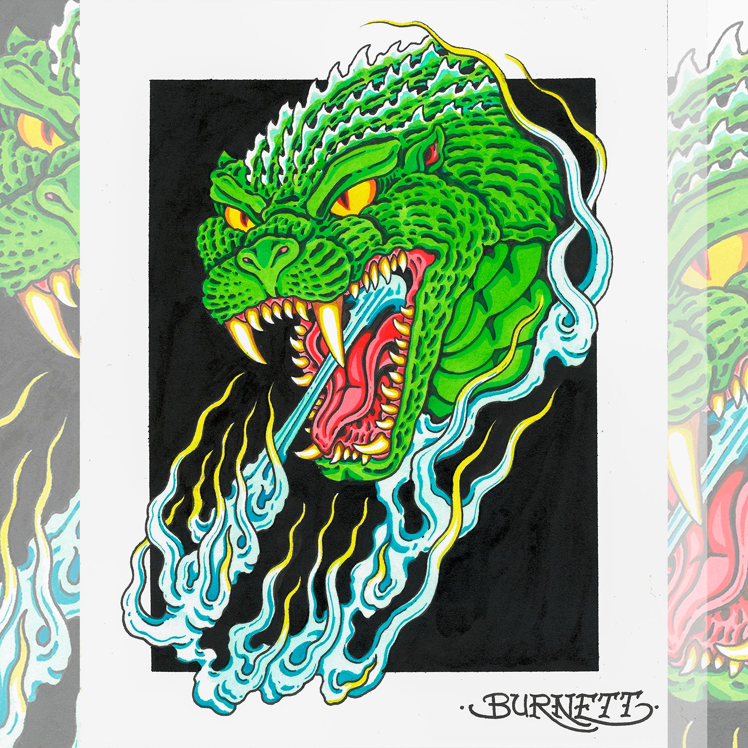 Burnett ChromeZilla art