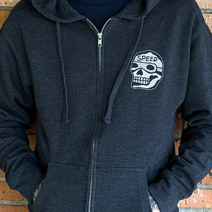 Speed Eagle Zip Hoodie front