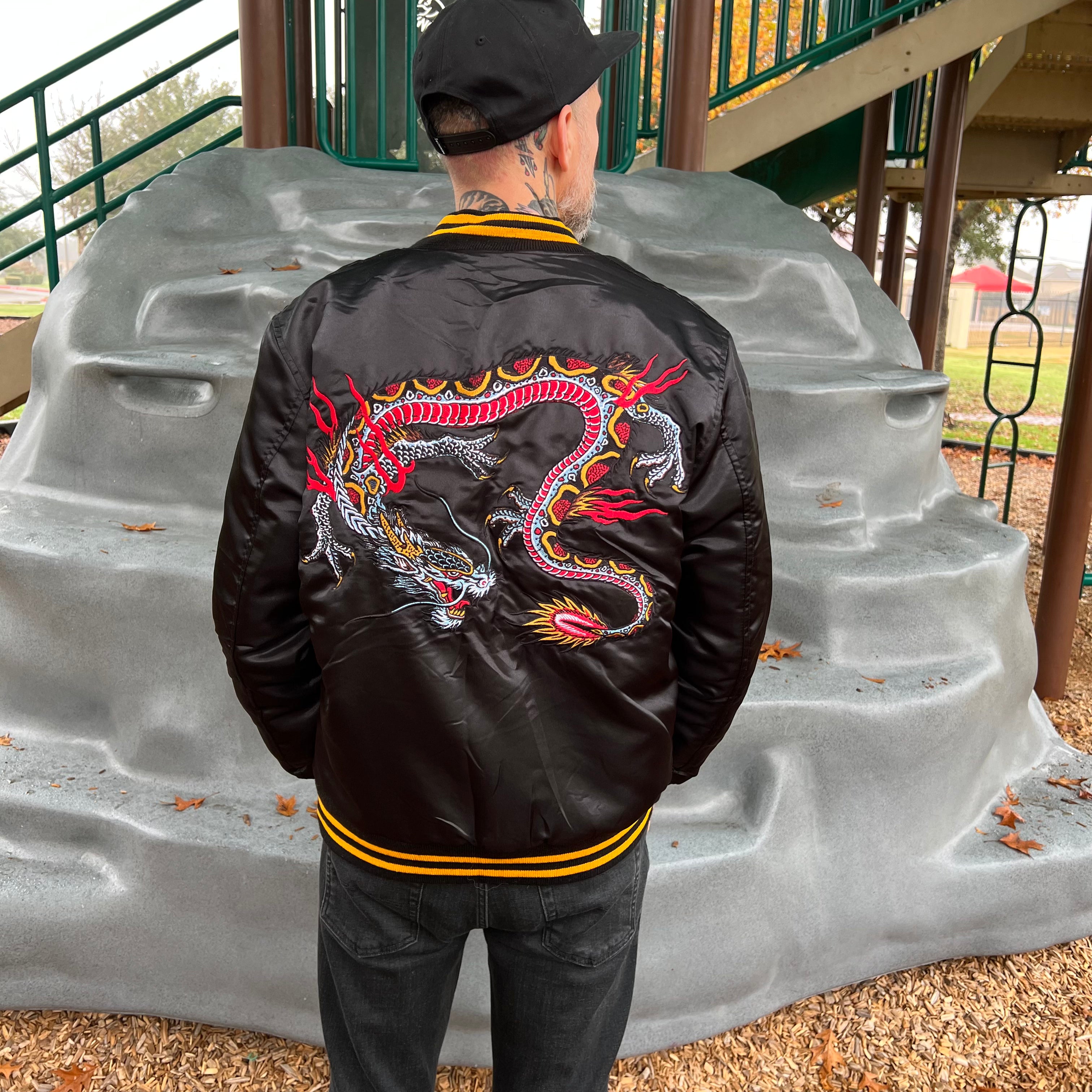 Dobleman Dragon Jacket back