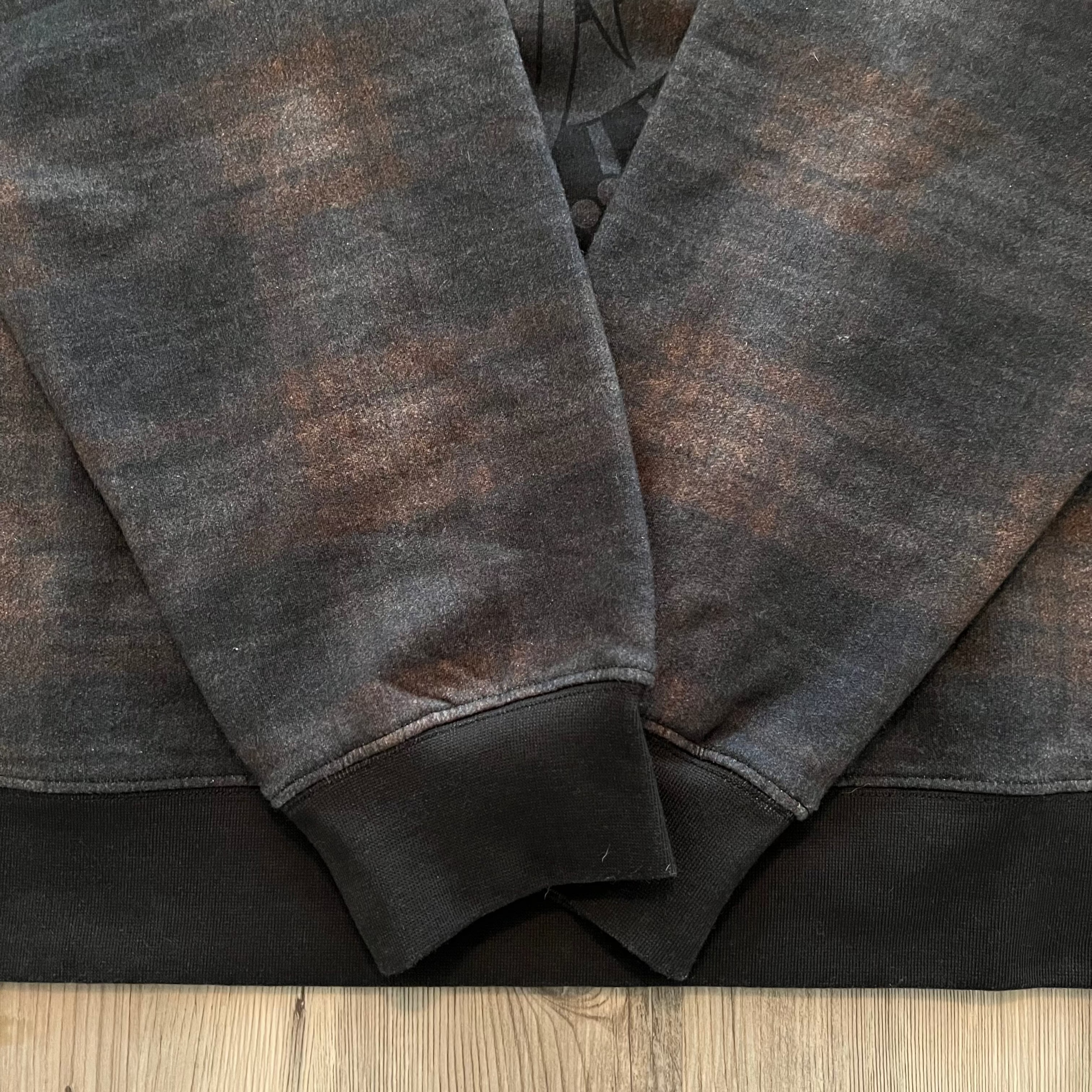 Model wearing the Kali Sweatshirt in streetwear style by Mindzai Apparel.