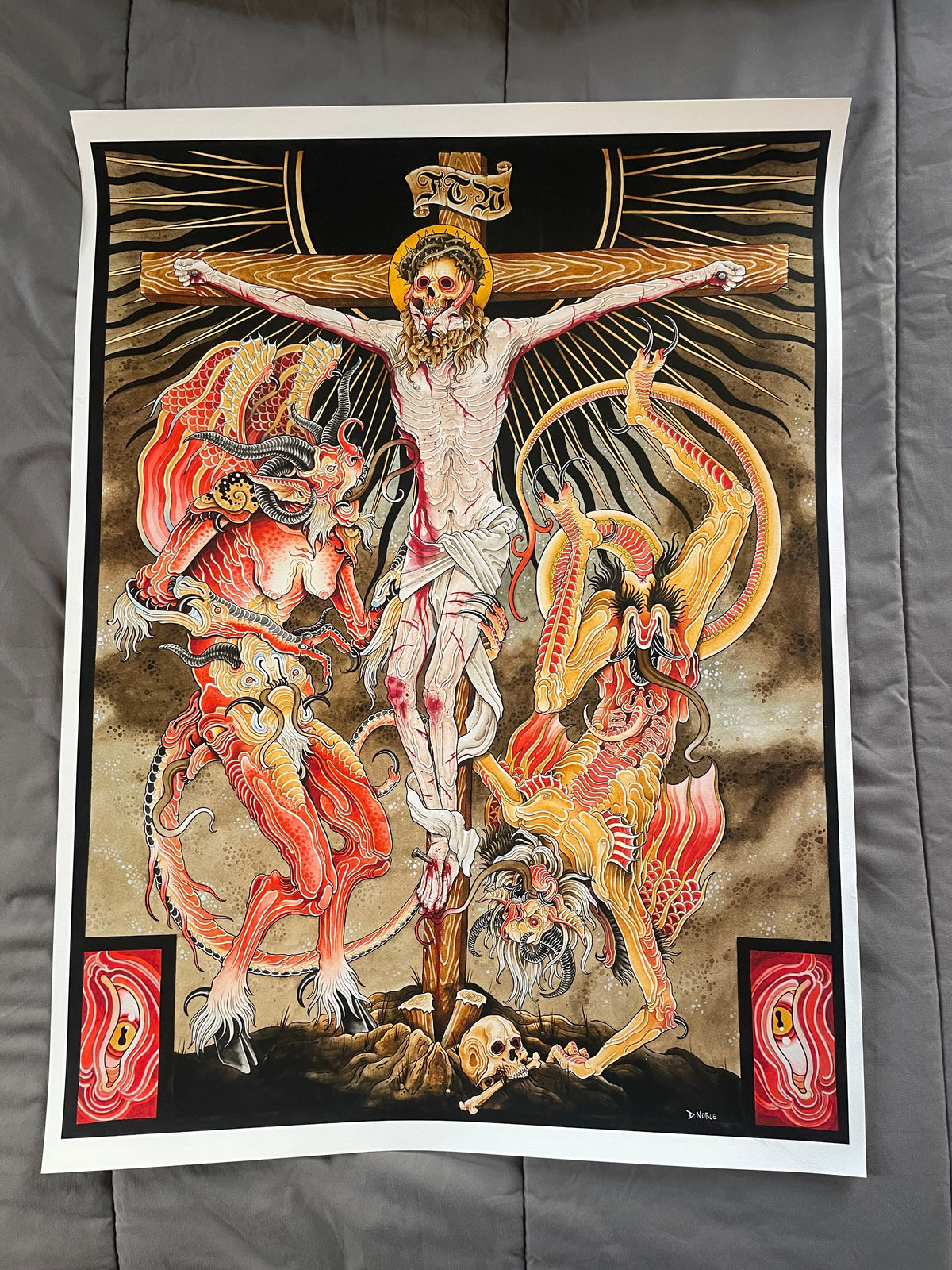 🗨️ Derek Noble - "Crucifix" Press Proof