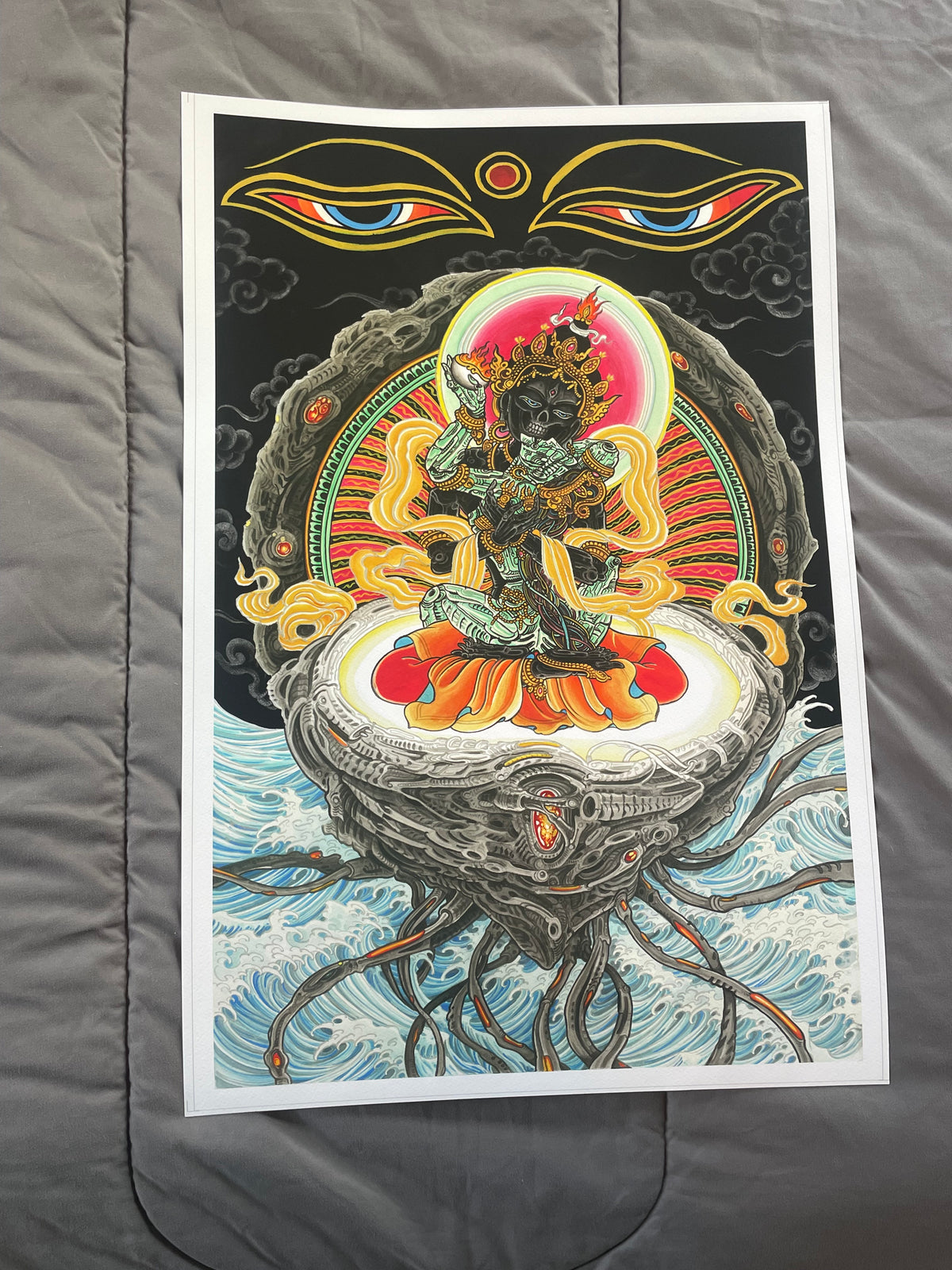 🗨️  Klem Diglio - Wrathful Heruka - PRESS PROOF