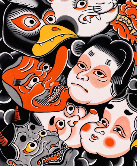 Lorenzo Rossi - "Kabuki Heads"