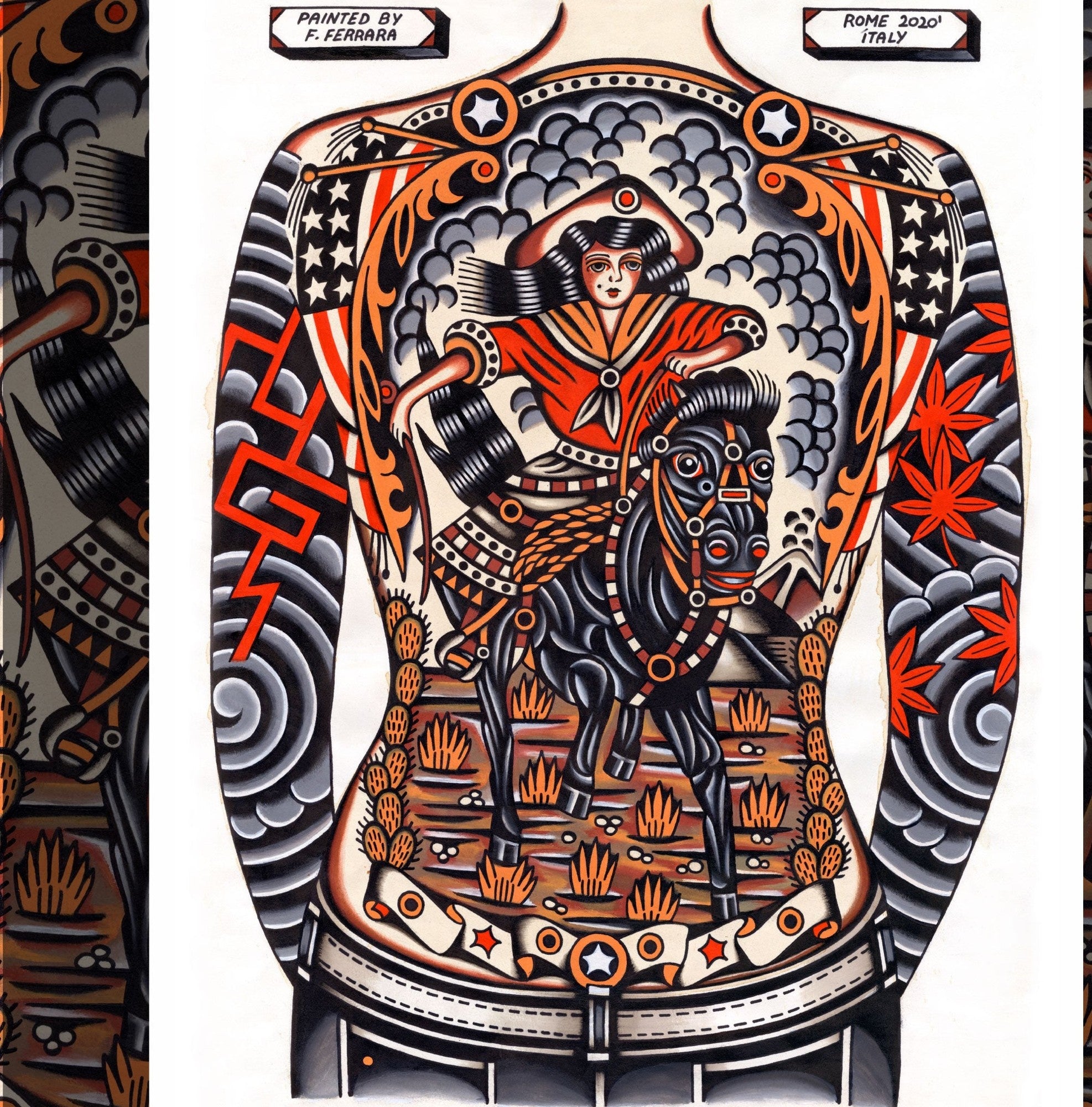 Western Backpiece