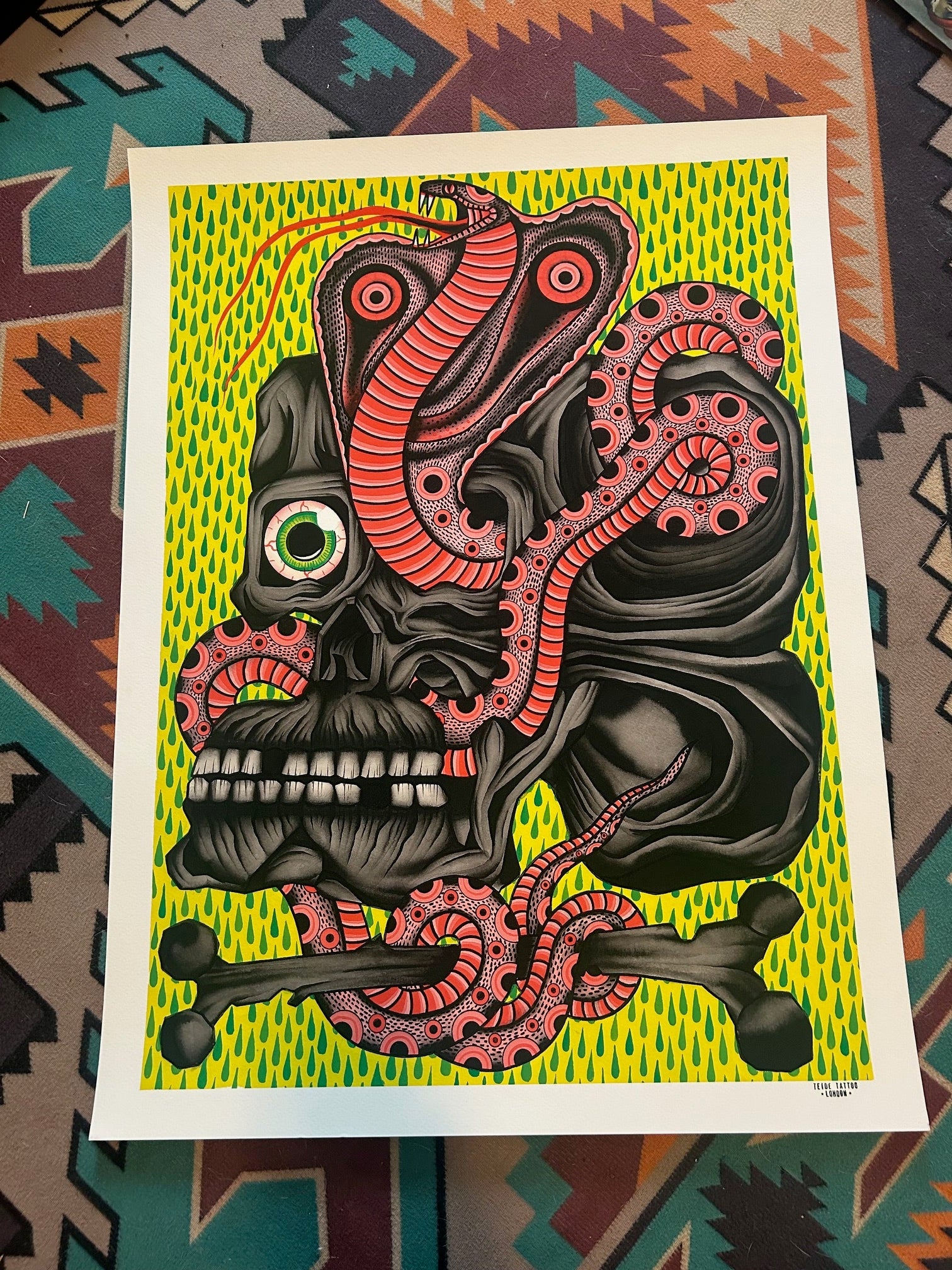 Teide - Skull Snake - PRESS PROOF