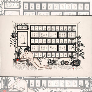 William Joseph 100 Egg – 24" x 36" giclée print on 340gsm Epson Cold Press paper.