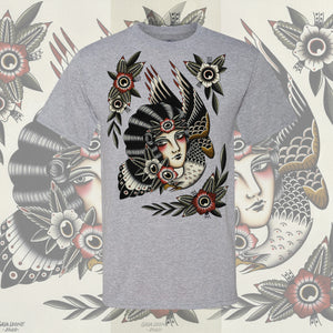   Bird Of Prey T-Shirt -Heather Grey