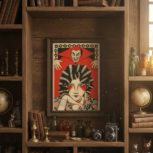 Back view of Mindzai Diavolo T-Shirt showing clean black cotton fabric and fit.