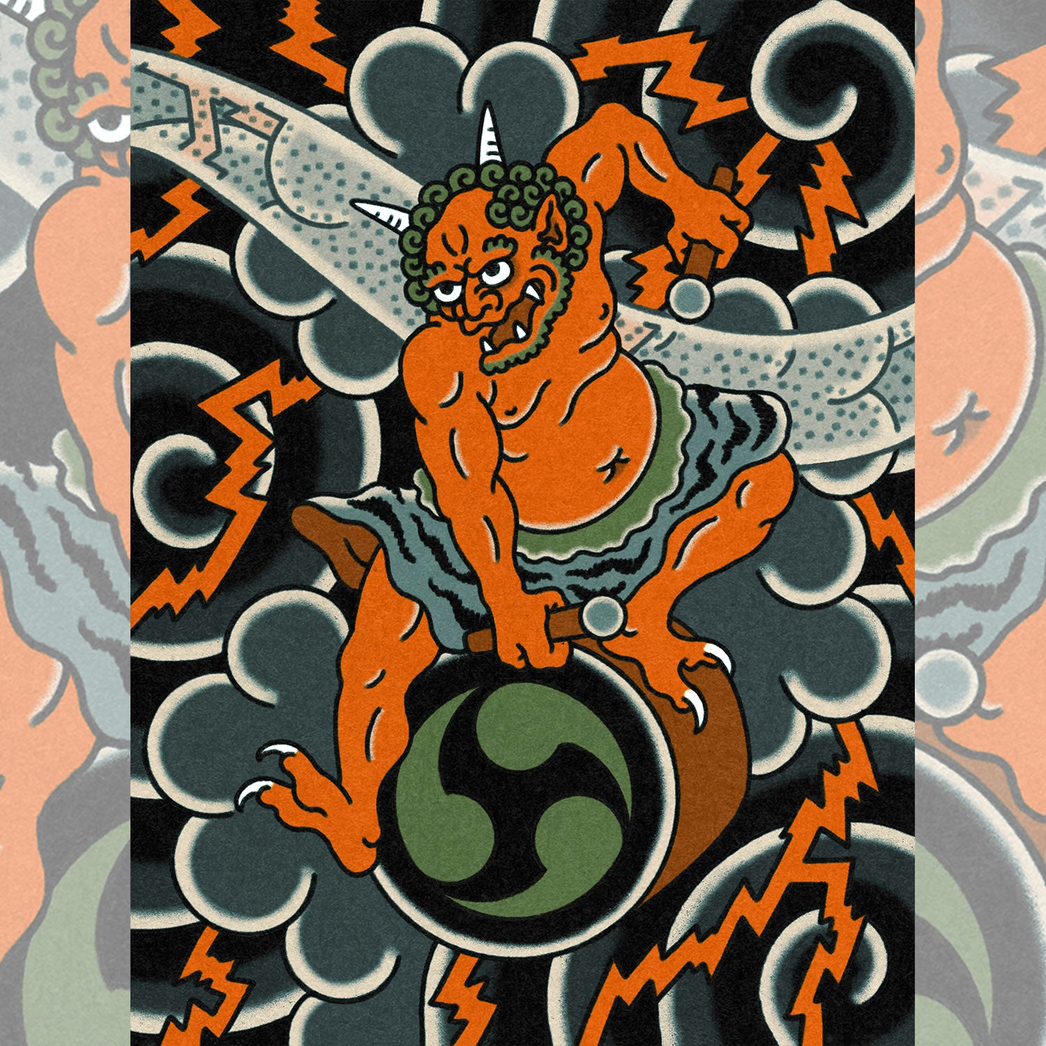Raijin Fujin Diptych