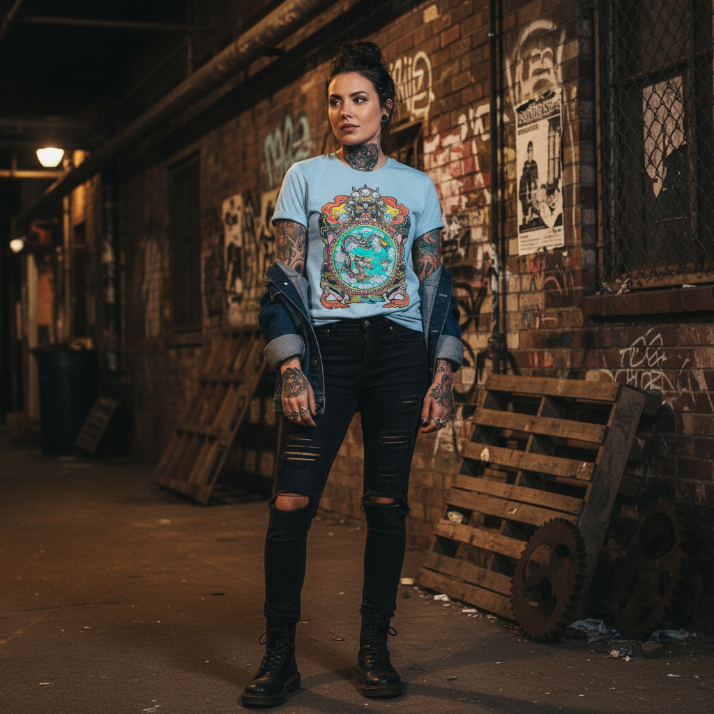 Wheel of Life T-Shirt | Lorenzo Rossi – Premium Tattoo Tee