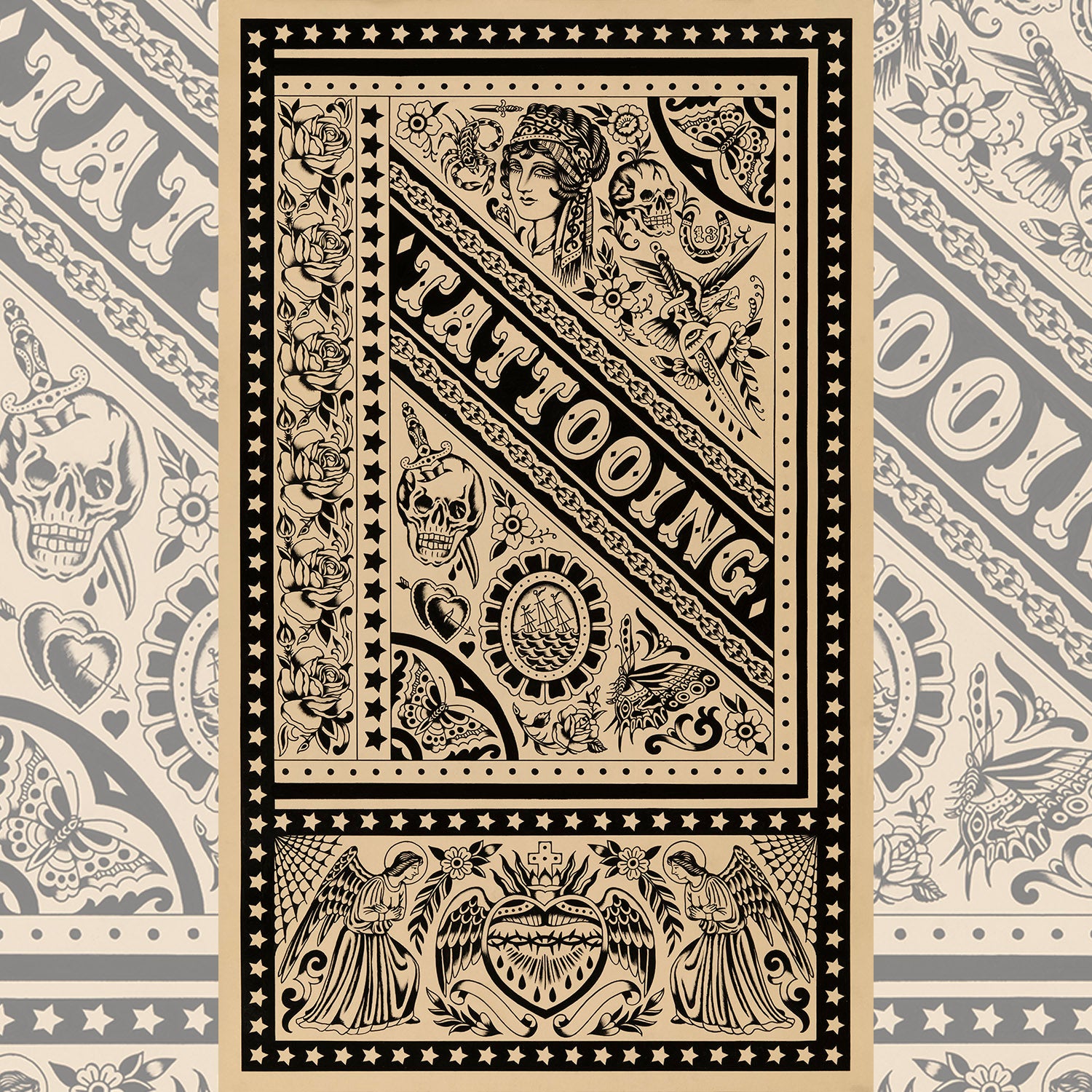 Paul Dobleman - Limited Edition "Tattoing Canvas"
