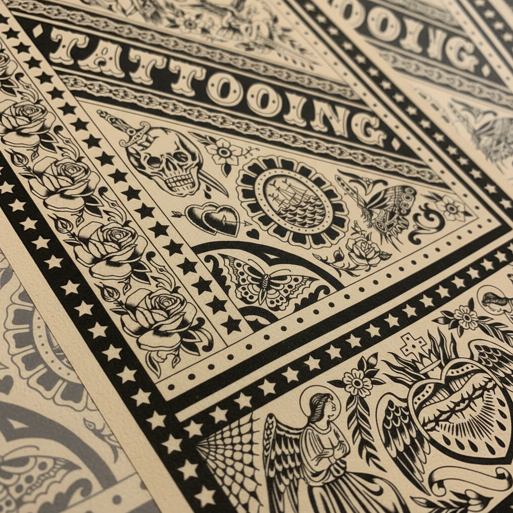 Paul Dobleman - Limited Edition "Tattoing Canvas"