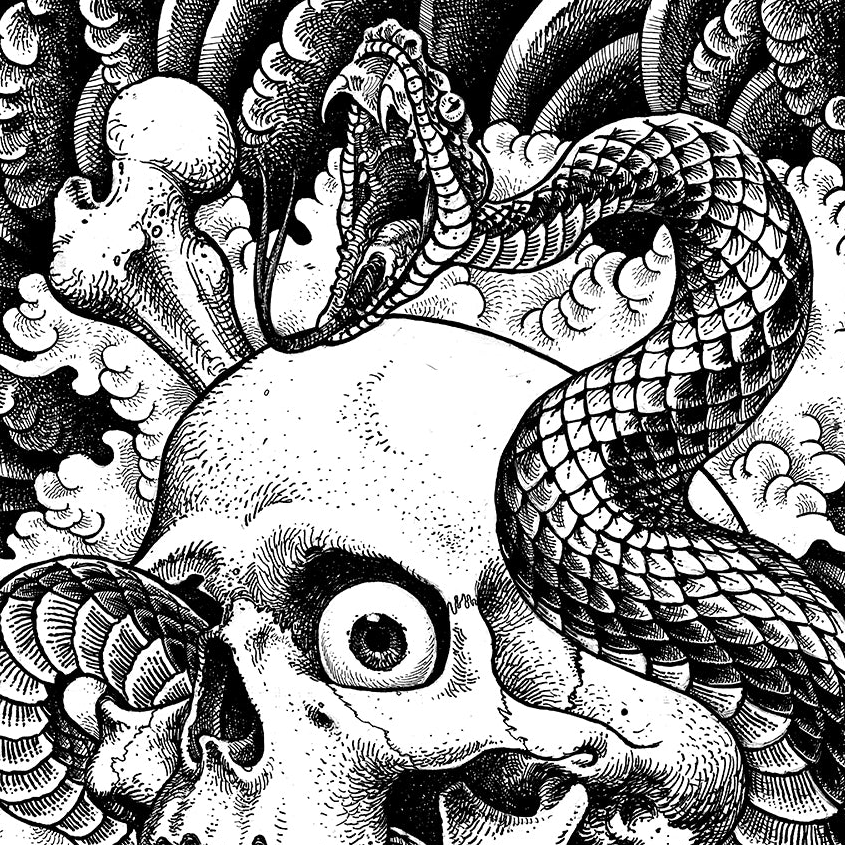 Claudio Scialabba - Teschio Serpente