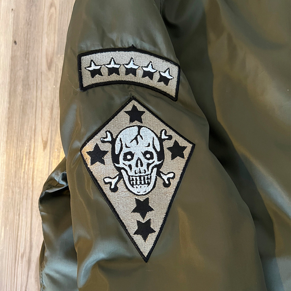 RE:ROOM タイガーエンブロイダリージャケット ベトジャン ネイビー Paul Dobleman Flying Panther Jacket – Limited Edition Bomber