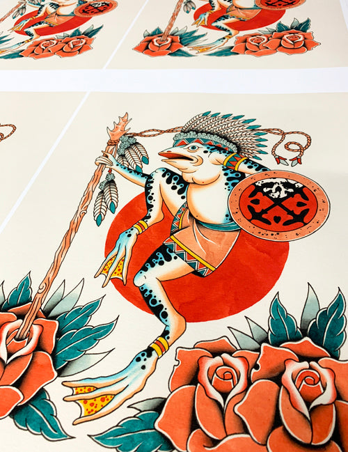 traditional tattoo prints