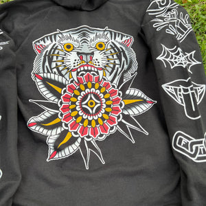 streetwear tiger hoodie